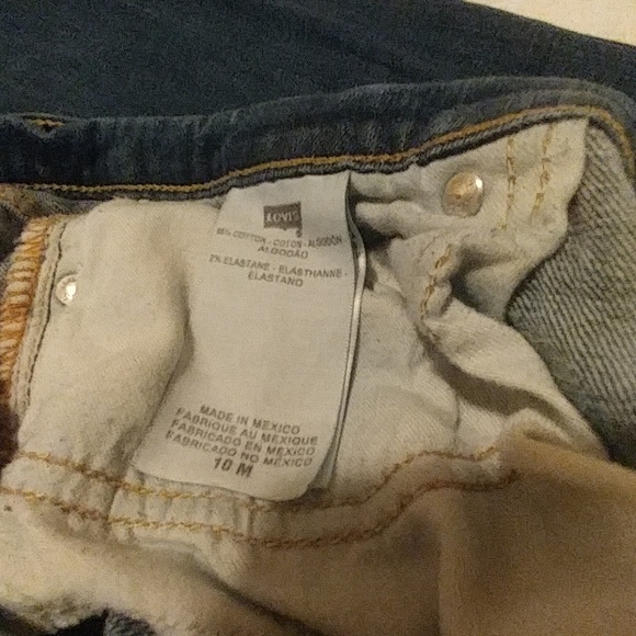 Levi Straight Leg Jeans size 10 - Picture 3 of 5